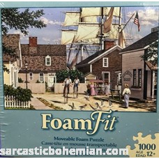 Foam Fit 1000 piece puzzle Seaport Wheelman  B07BS45S4K